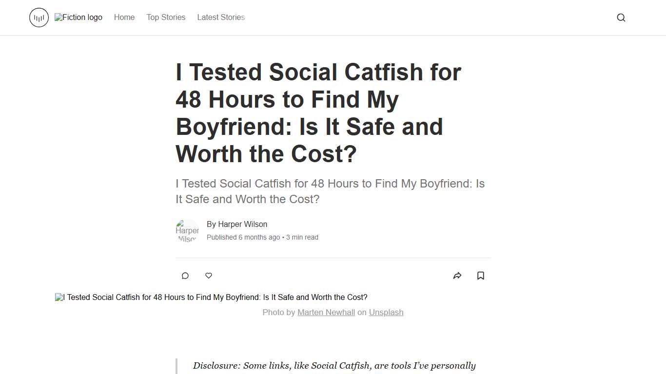 I Tested Social Catfish for 48 Hours to Find My Boyfriend: Is It Safe and Worth the Cost? | Fiction