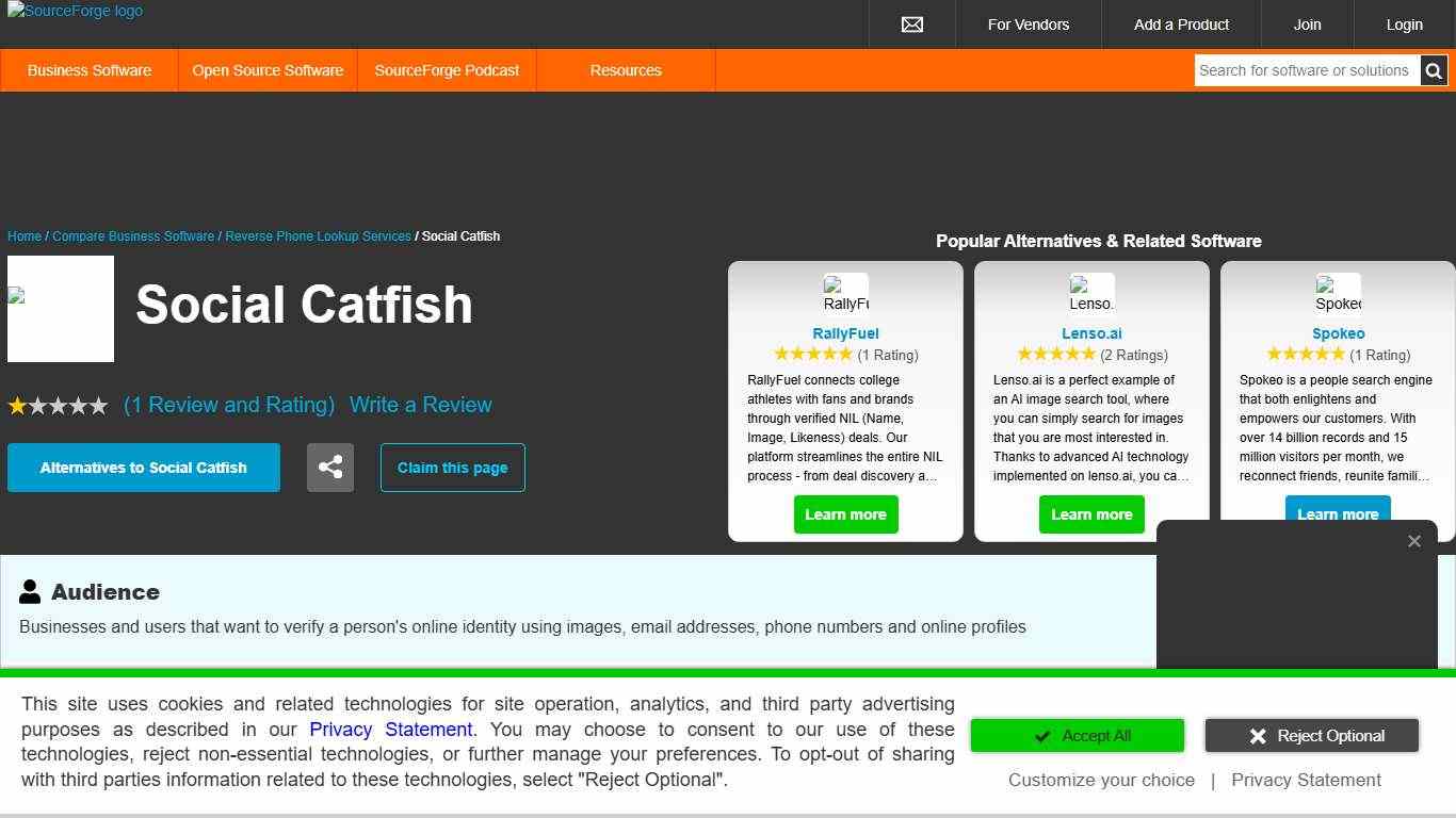 Social Catfish Reviews in 2026